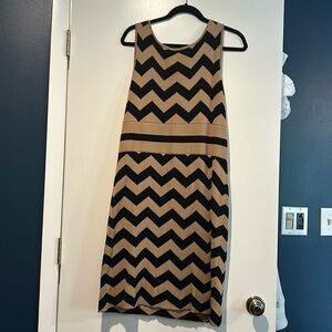 Knit chevron dress
